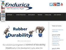 Tablet Screenshot of endurica.com